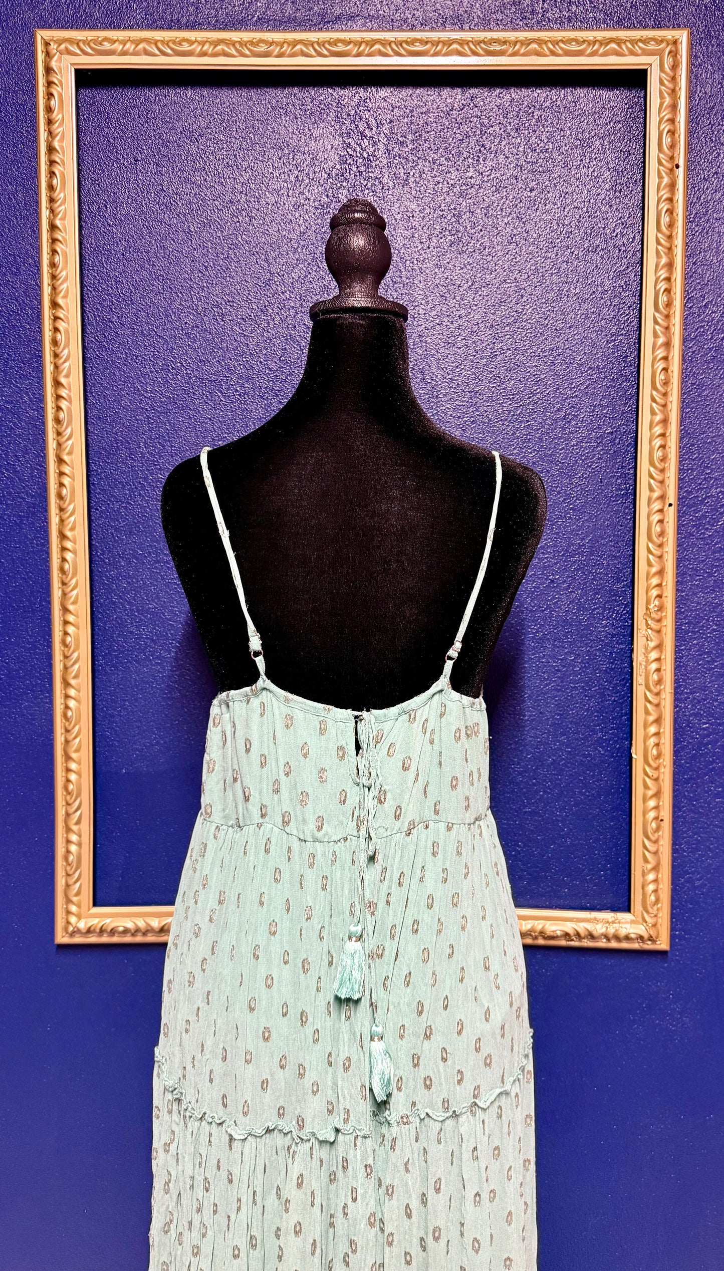 En Creme Seafoam Dress