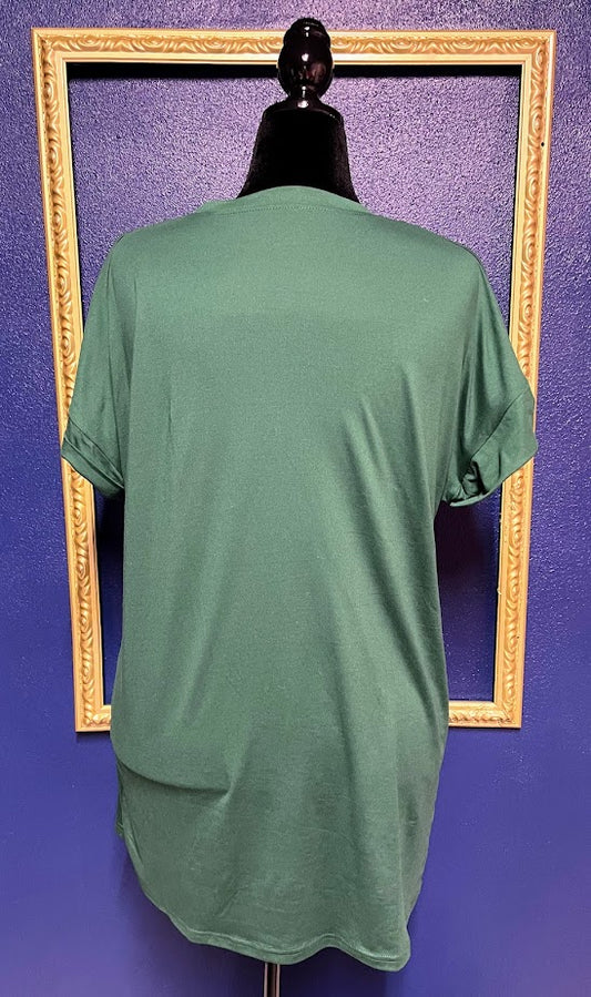 Shein Green T-Shirt Dress