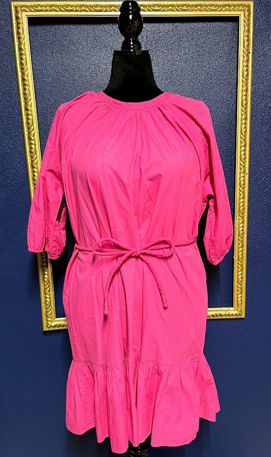 Apiece Apart Emelian Mini Dress in Pink