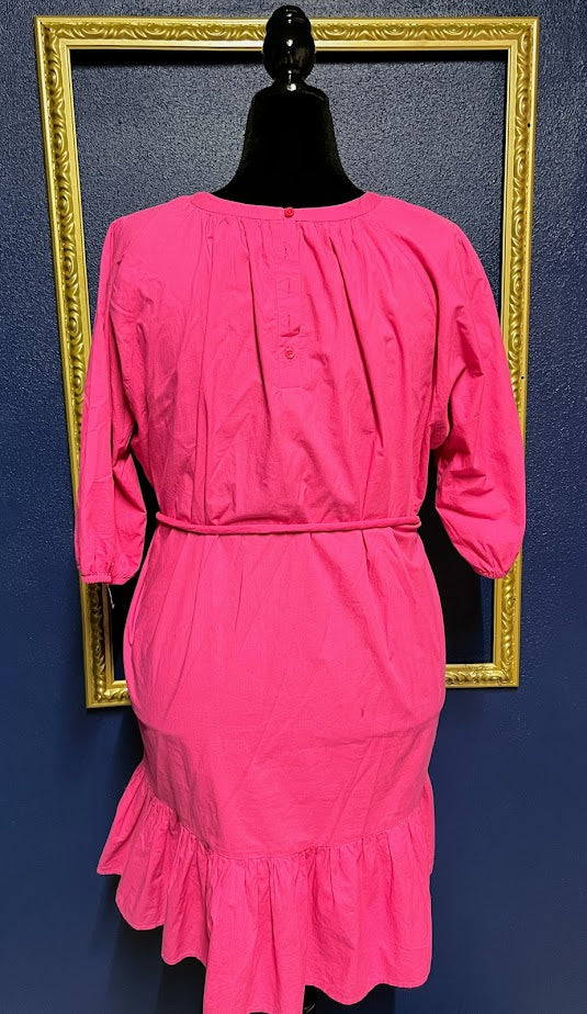Apiece Apart Emelian Mini Dress in Pink