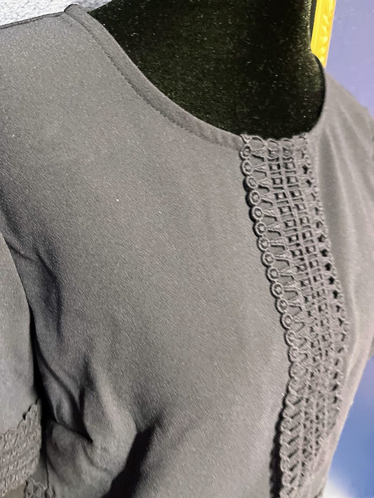 Ann Taylor Navy Detailed Blouse