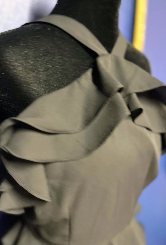 Gianni Bini Black Ruffle Dress