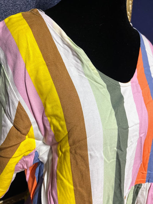 Chances R Striped Dress