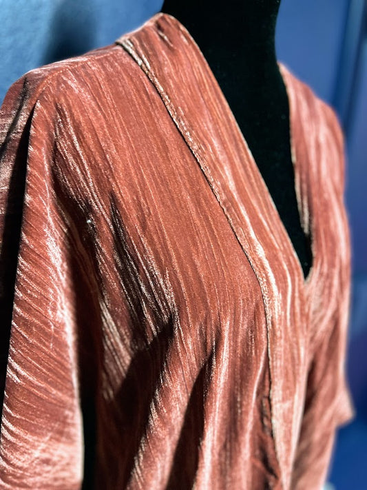 A New Day Textured Velvet Kimono
