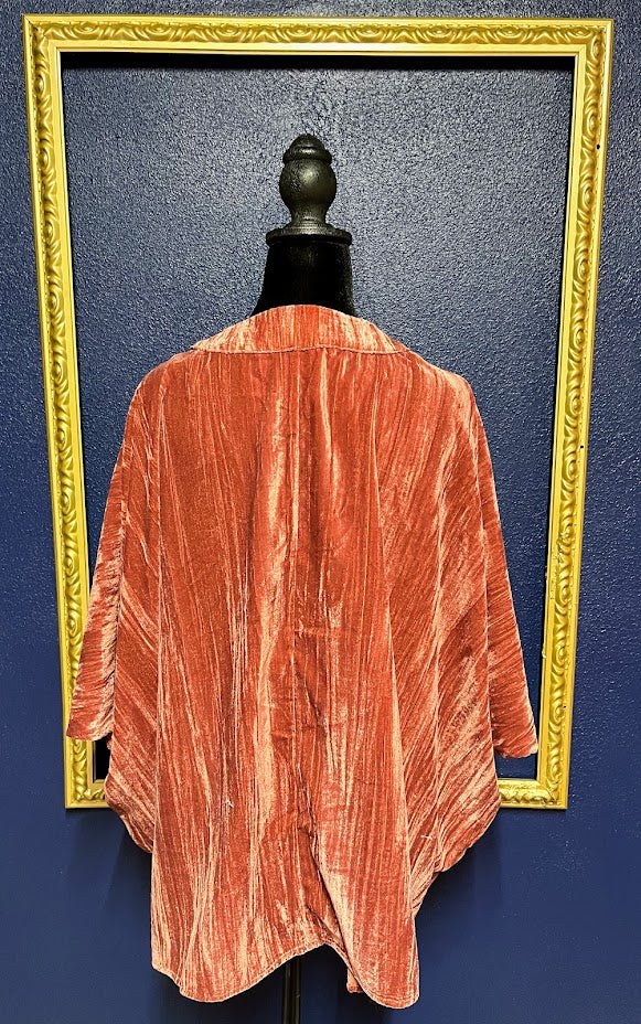 A New Day Textured Velvet Kimono
