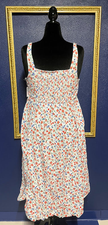 Old Navy Floral Linen Dress