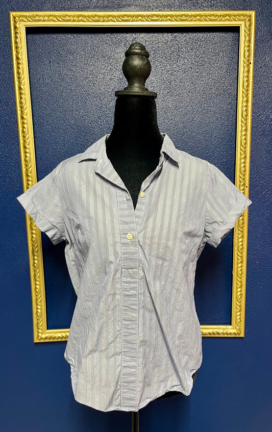 J. Crew Striped Button Down