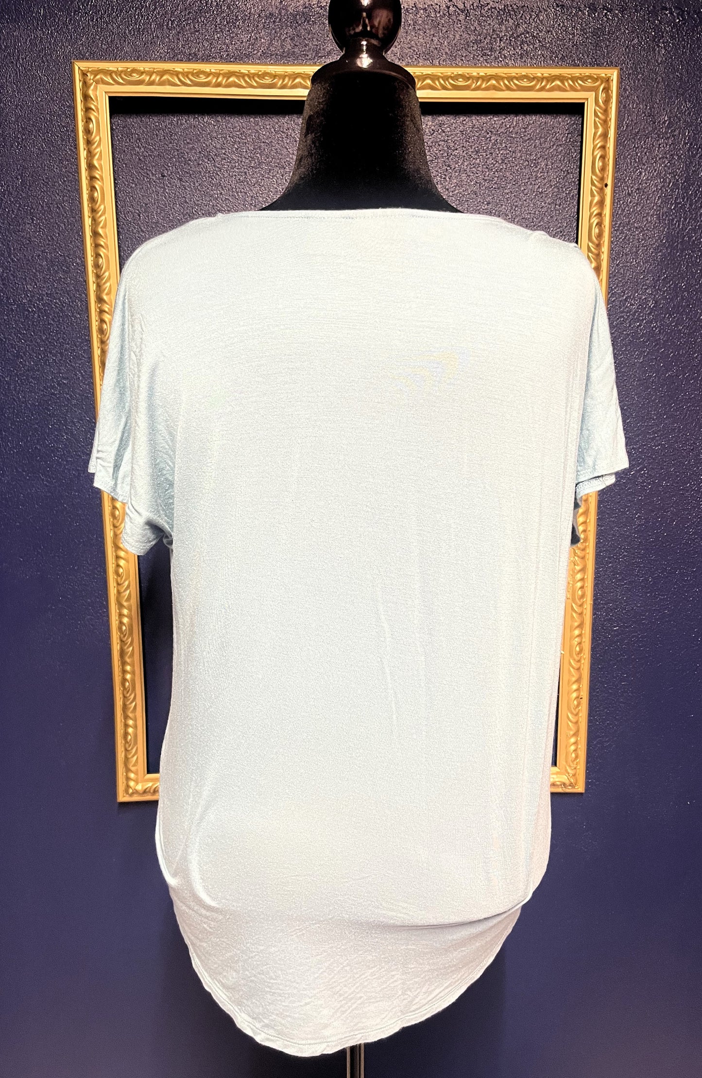 Casual Slate Blue Tee