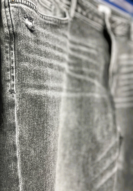 Dear John Gray Distressed Jeans