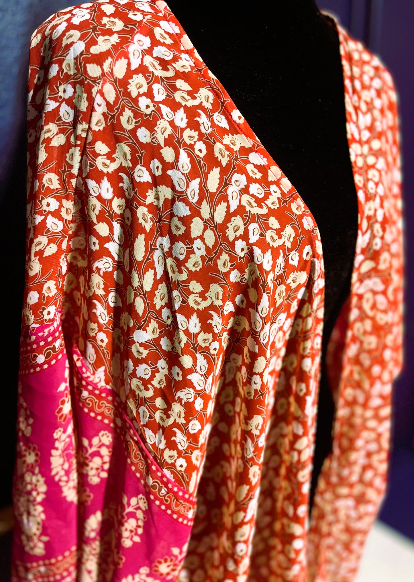 Sheer Floral Kimono