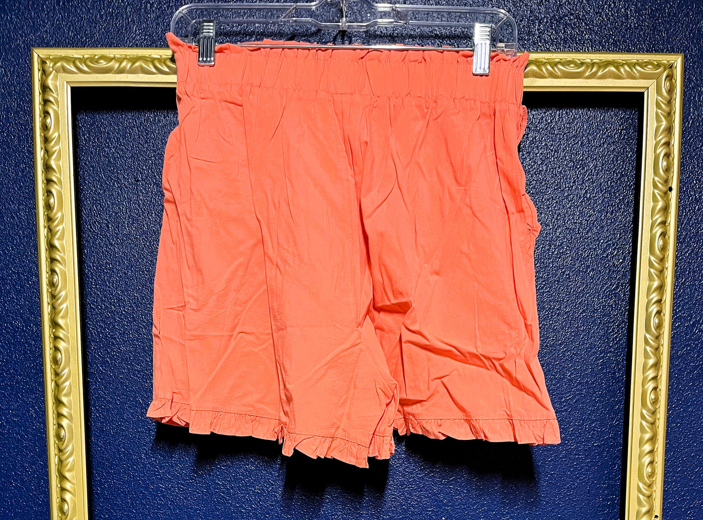 L Love Melon Ruffled Shorts