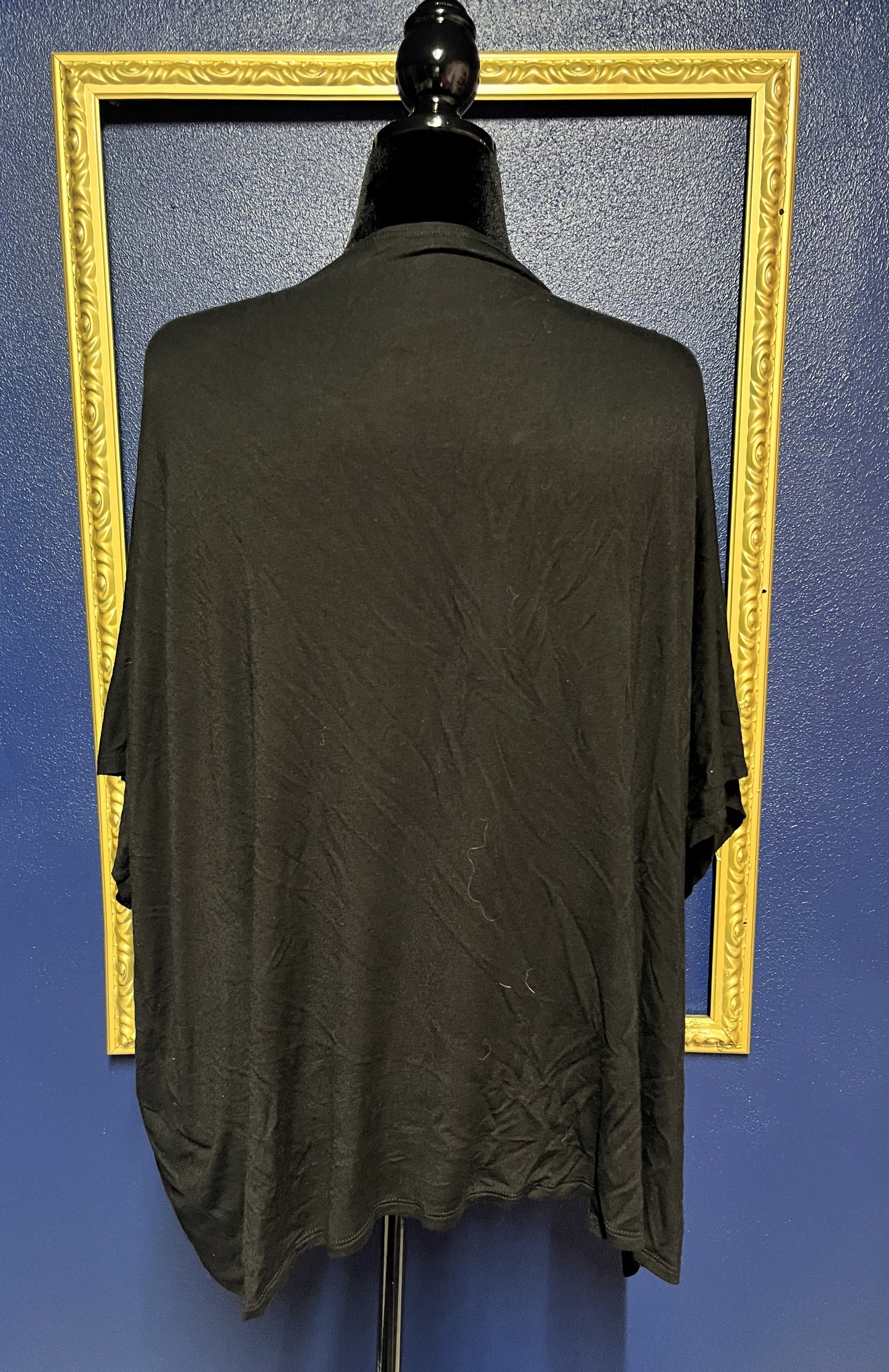 Made by Johnny Black Jersey Knit Kimono