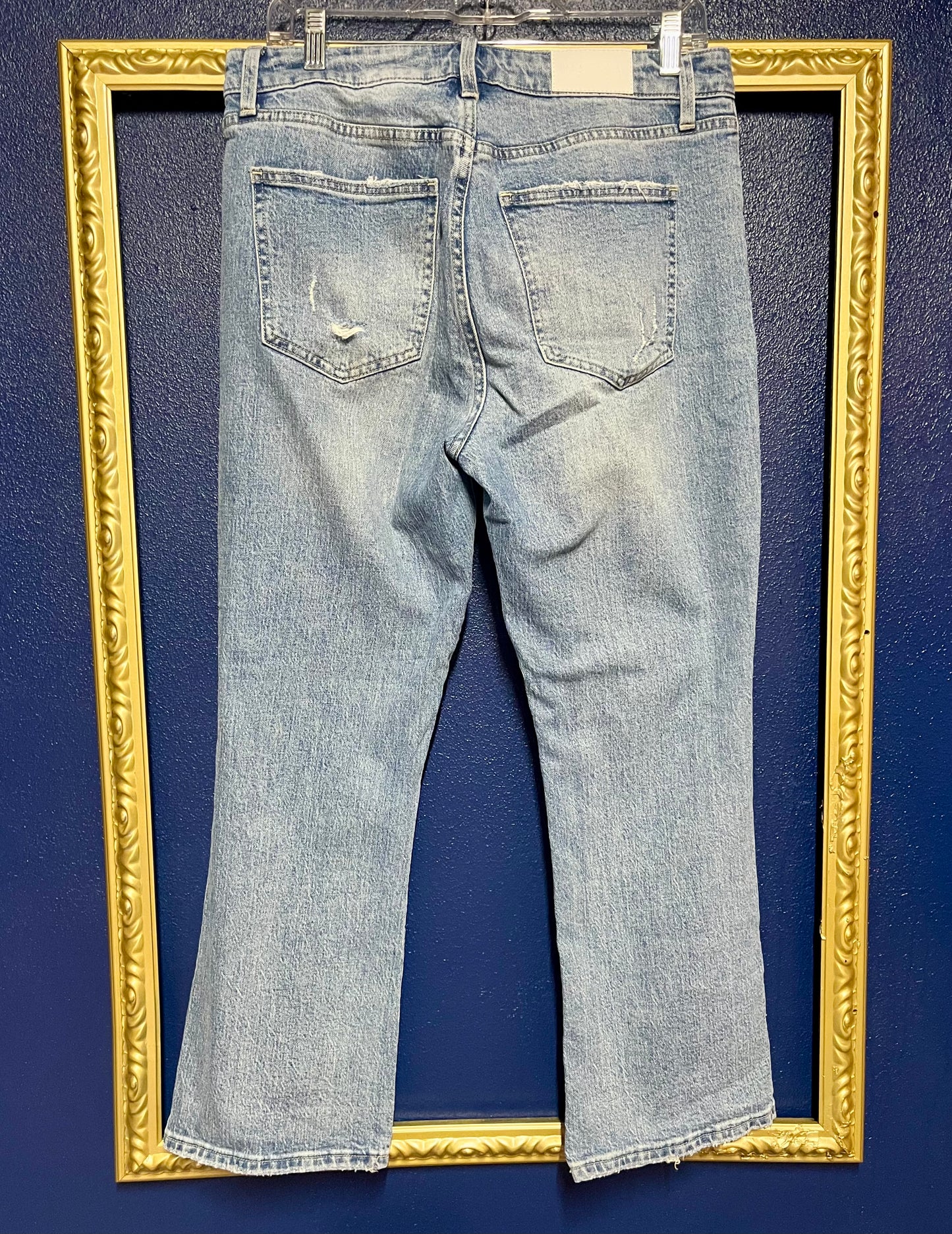 Pistola Distressed Straight Leg Jeans