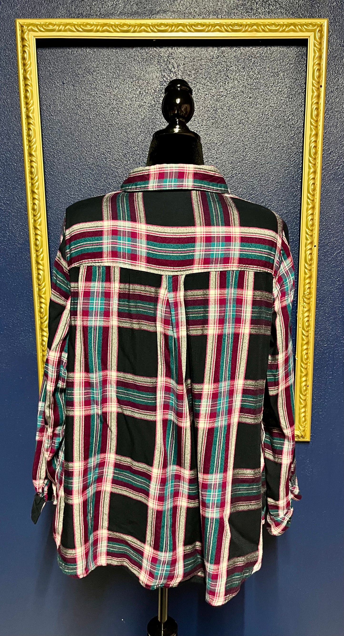 Lane Bryant Navy Flannel