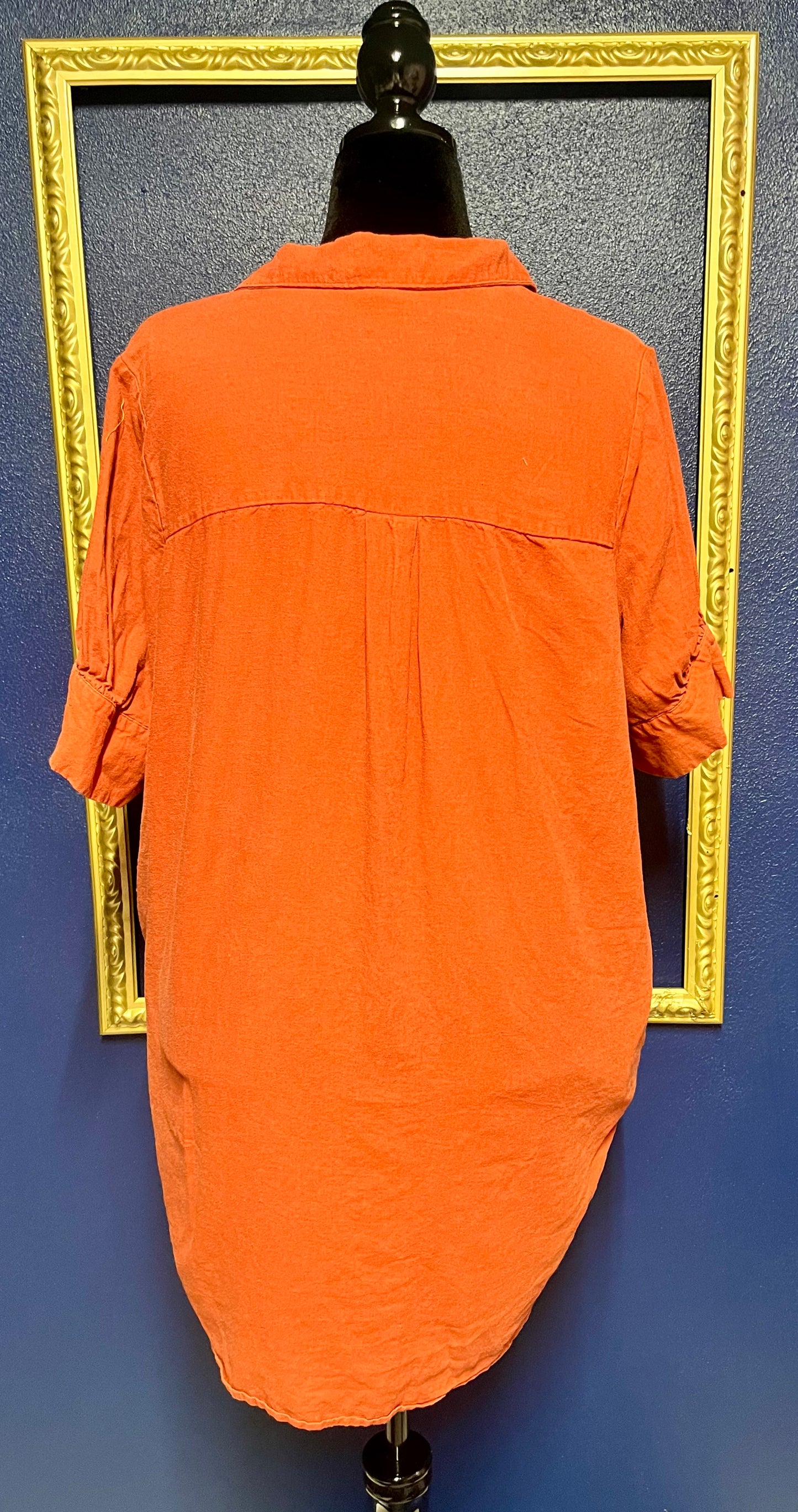 Old Navy Rust Button Down Dress