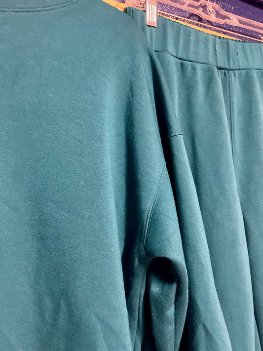 PrettyGarden Dark Teal Sweatsuit Set