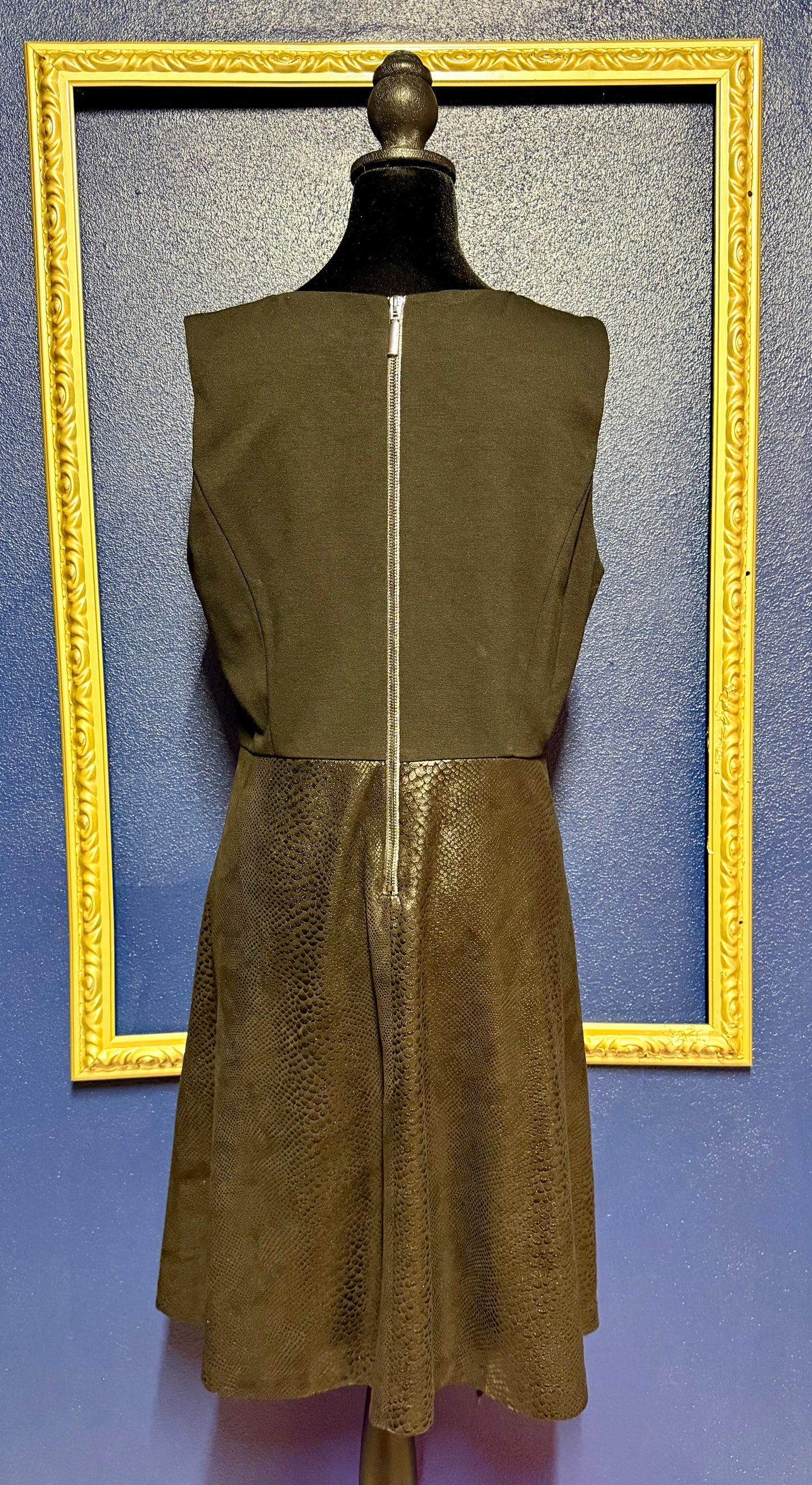 Patrizia Luca Snakeskin Dress