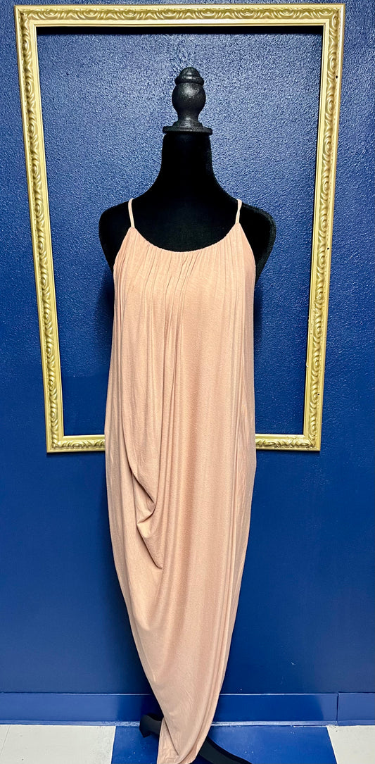 HYFVE Light Mauve Draped Dress
