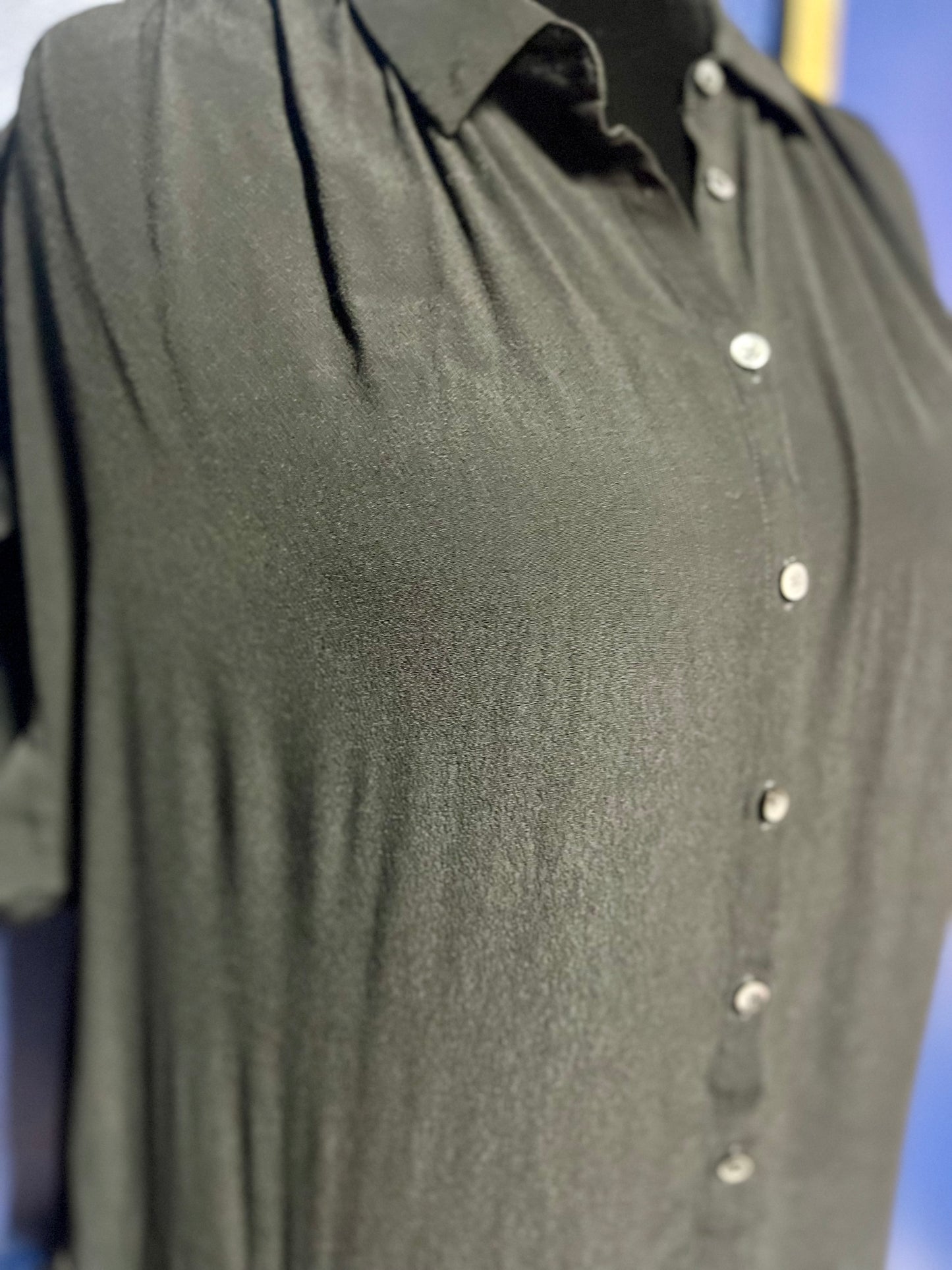 Madewell Black Button Down Blouse