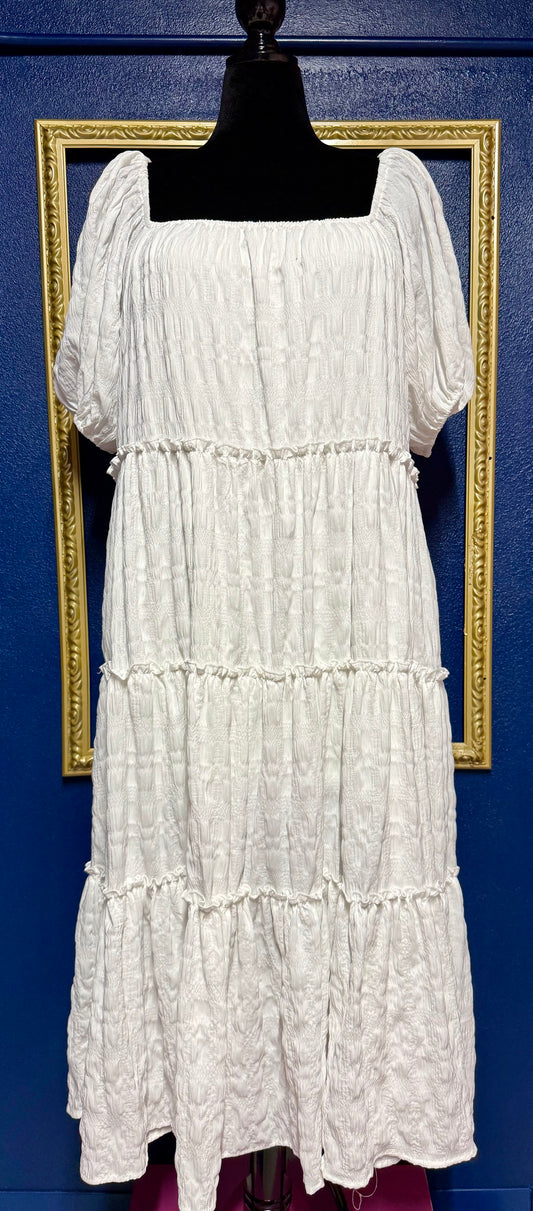 Emory Park White Boho Dress