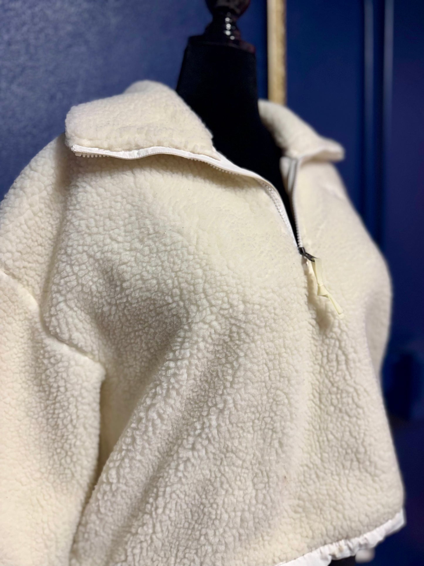 The North Face Cream Fuzzy Pullover