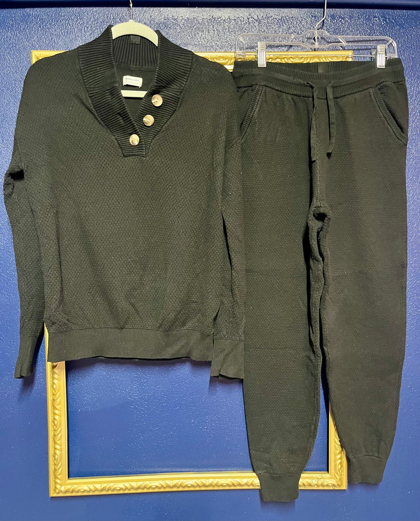 Tommy John Black Lounge Set