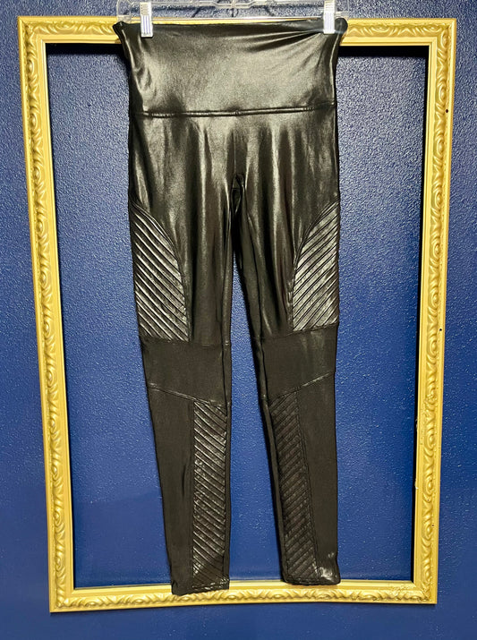 Spanx Faux Leather Moto Leggings
