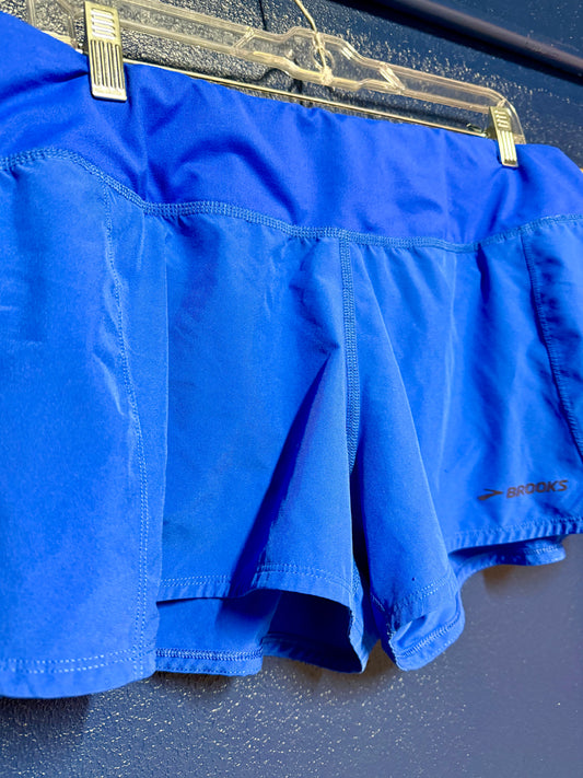 Brooks Royal Blue Running Shorts