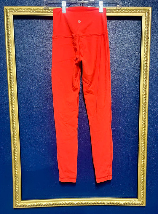 Lululemon Bright Red Align Leggings