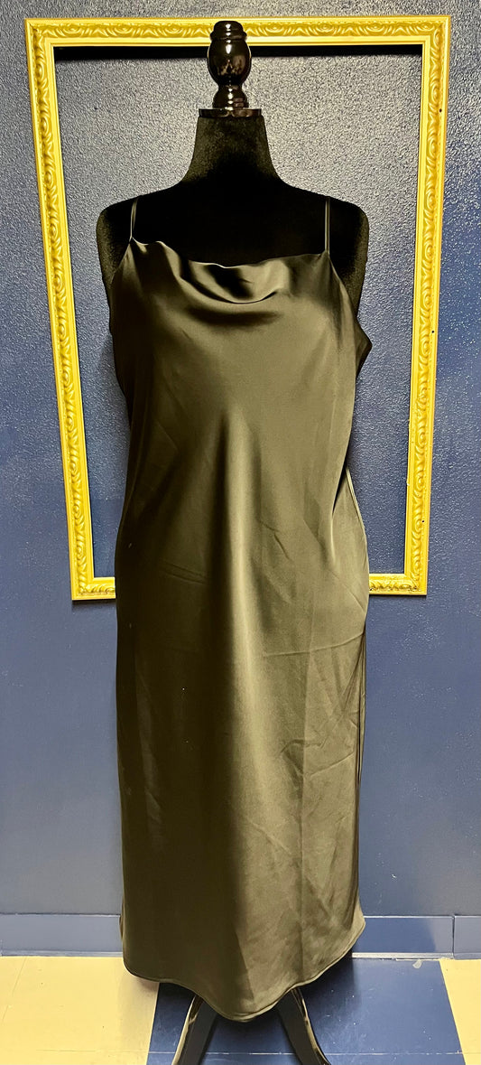 Banana Republic Black Silk Dress