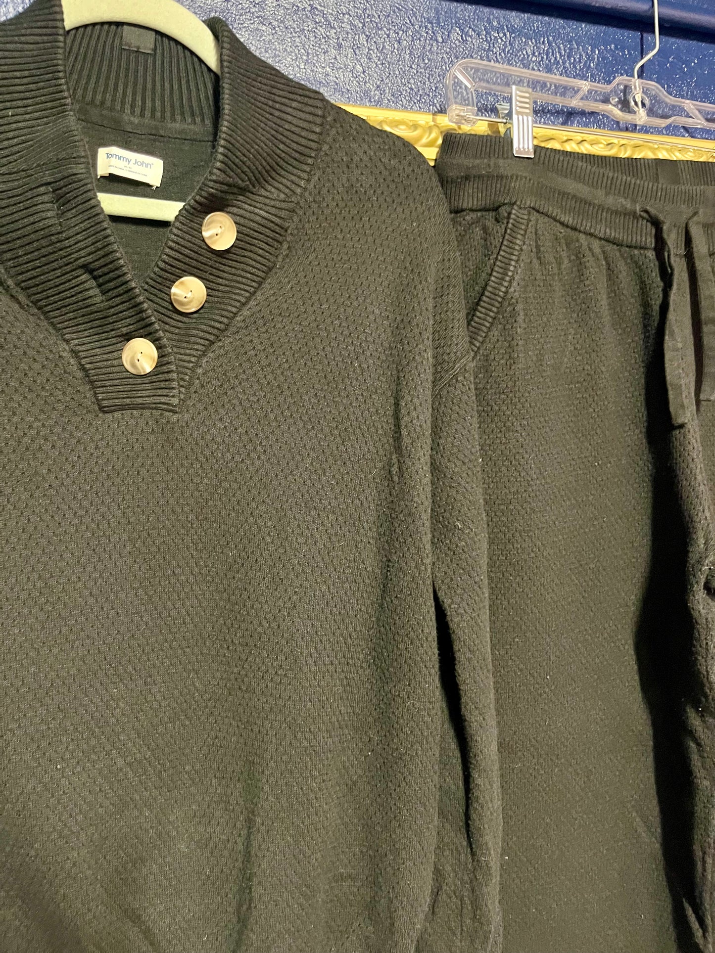 Tommy John Black Lounge Set