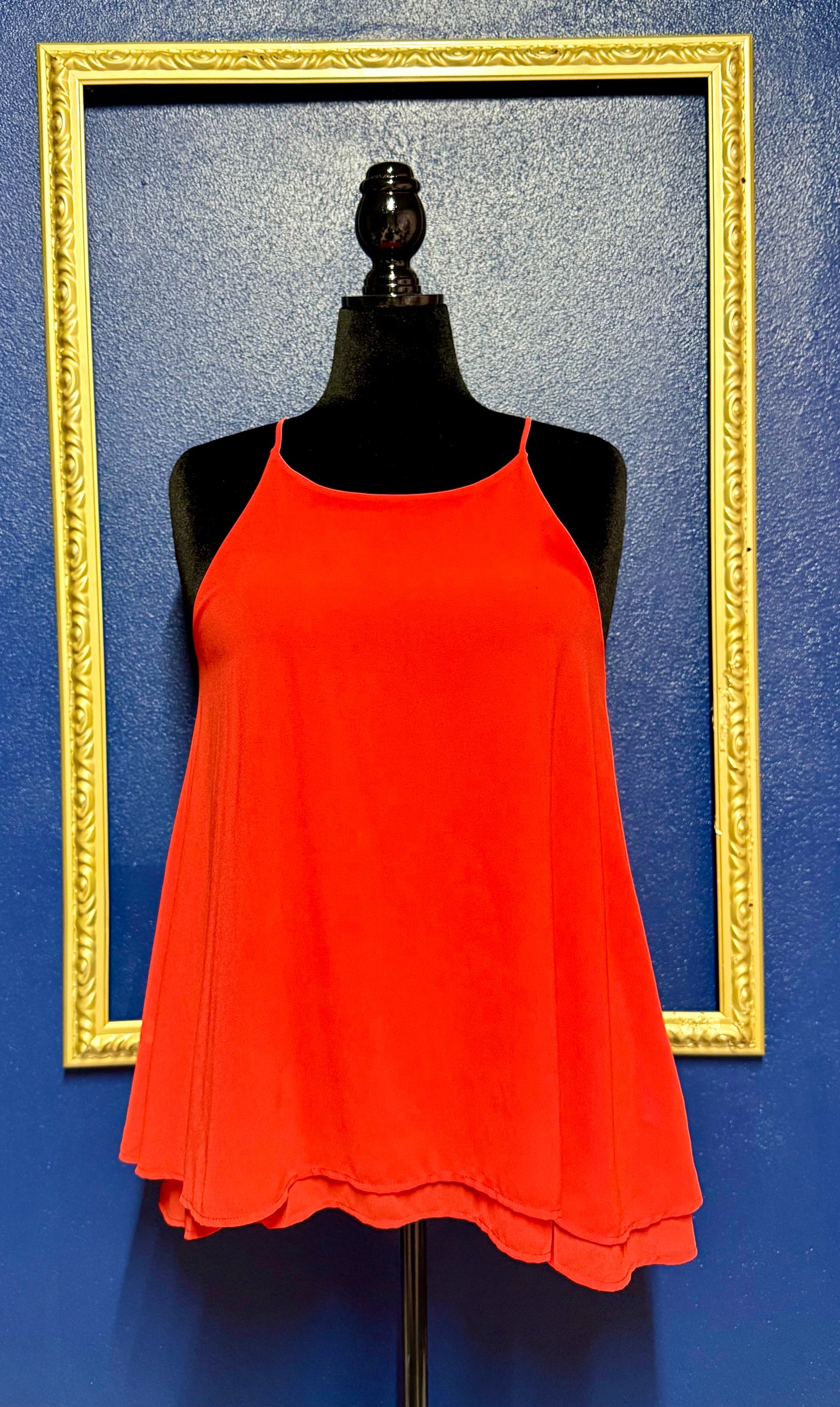 Adrienne Bright Red Blouse