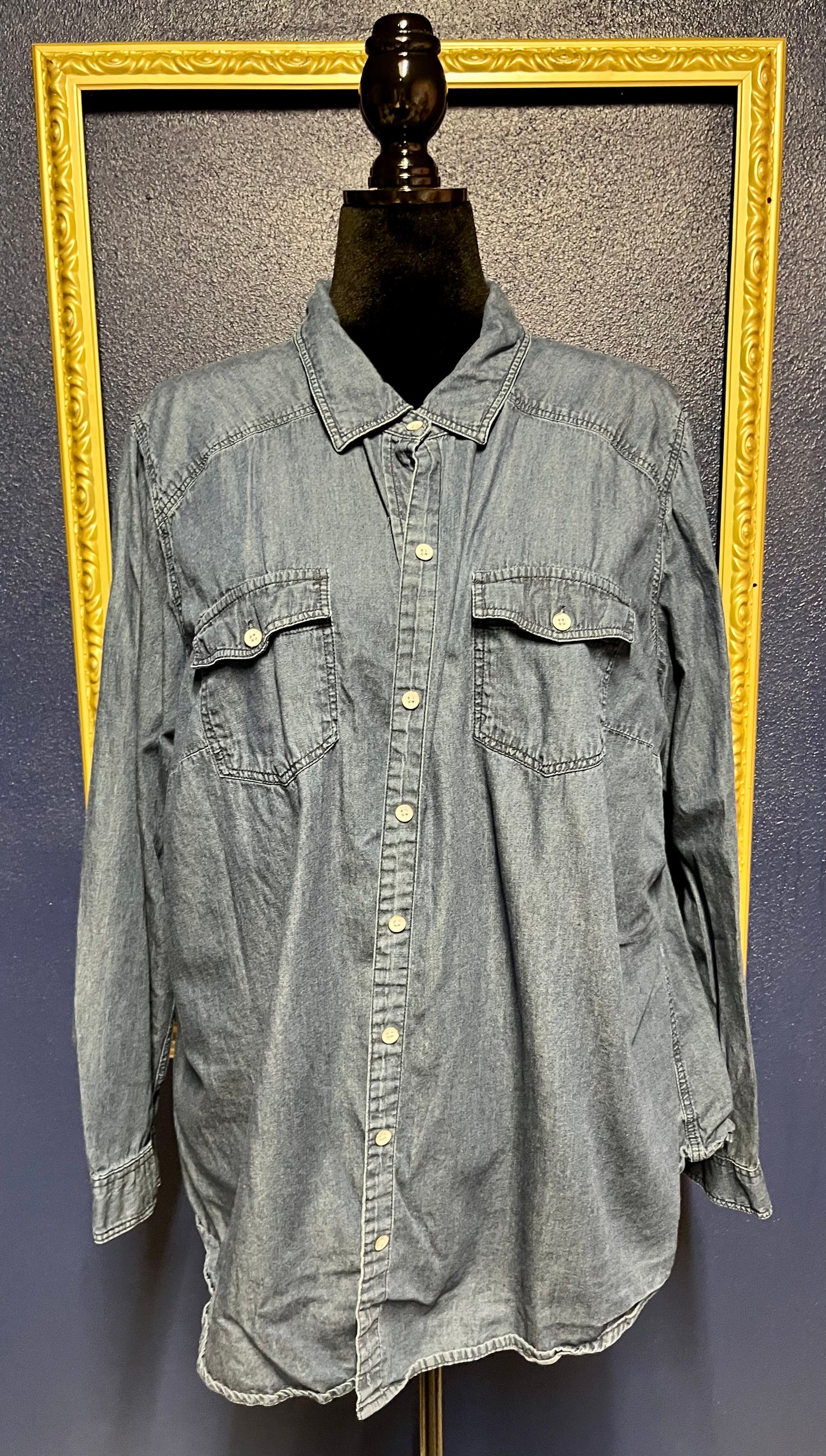 Torrid Denim Button Down