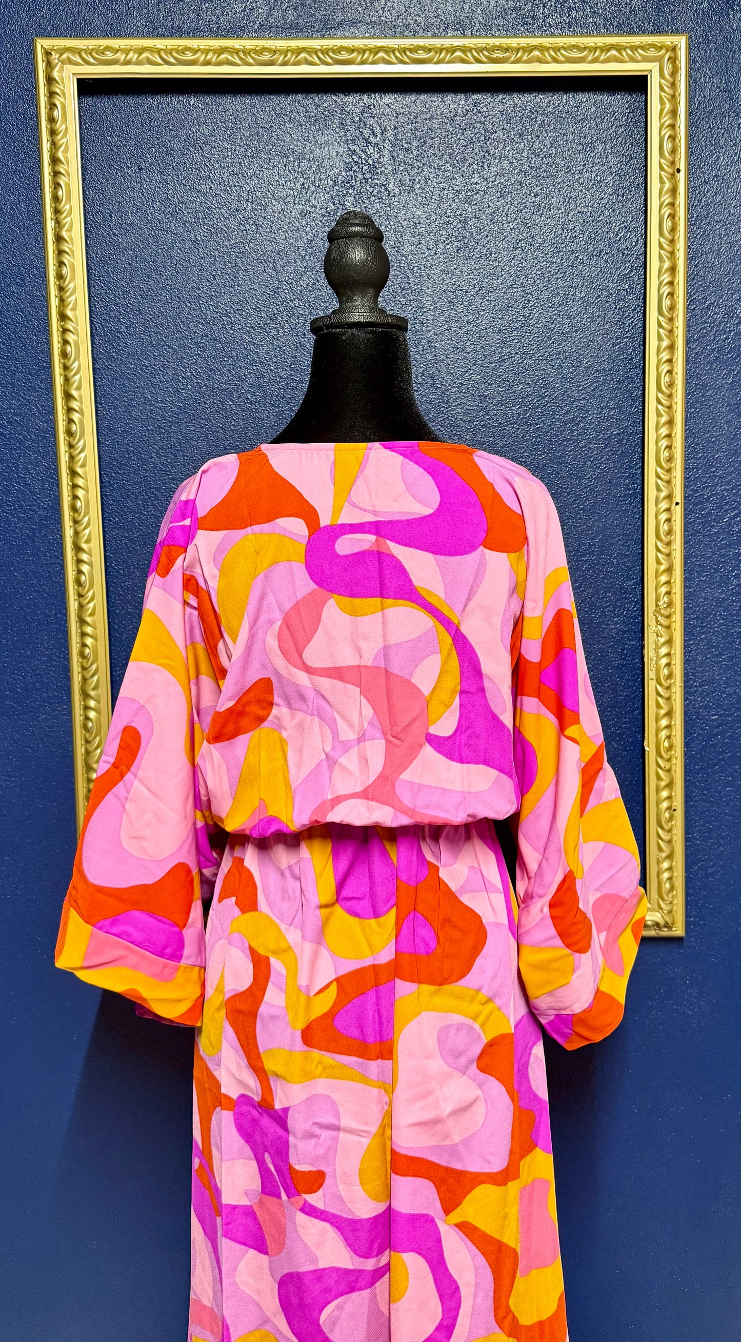 Tyche Bright Swirl Print Maxi