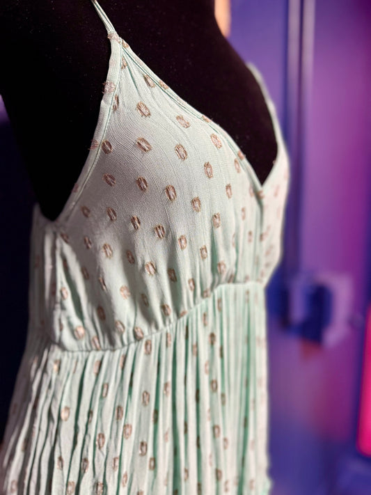 En Creme Seafoam Dress