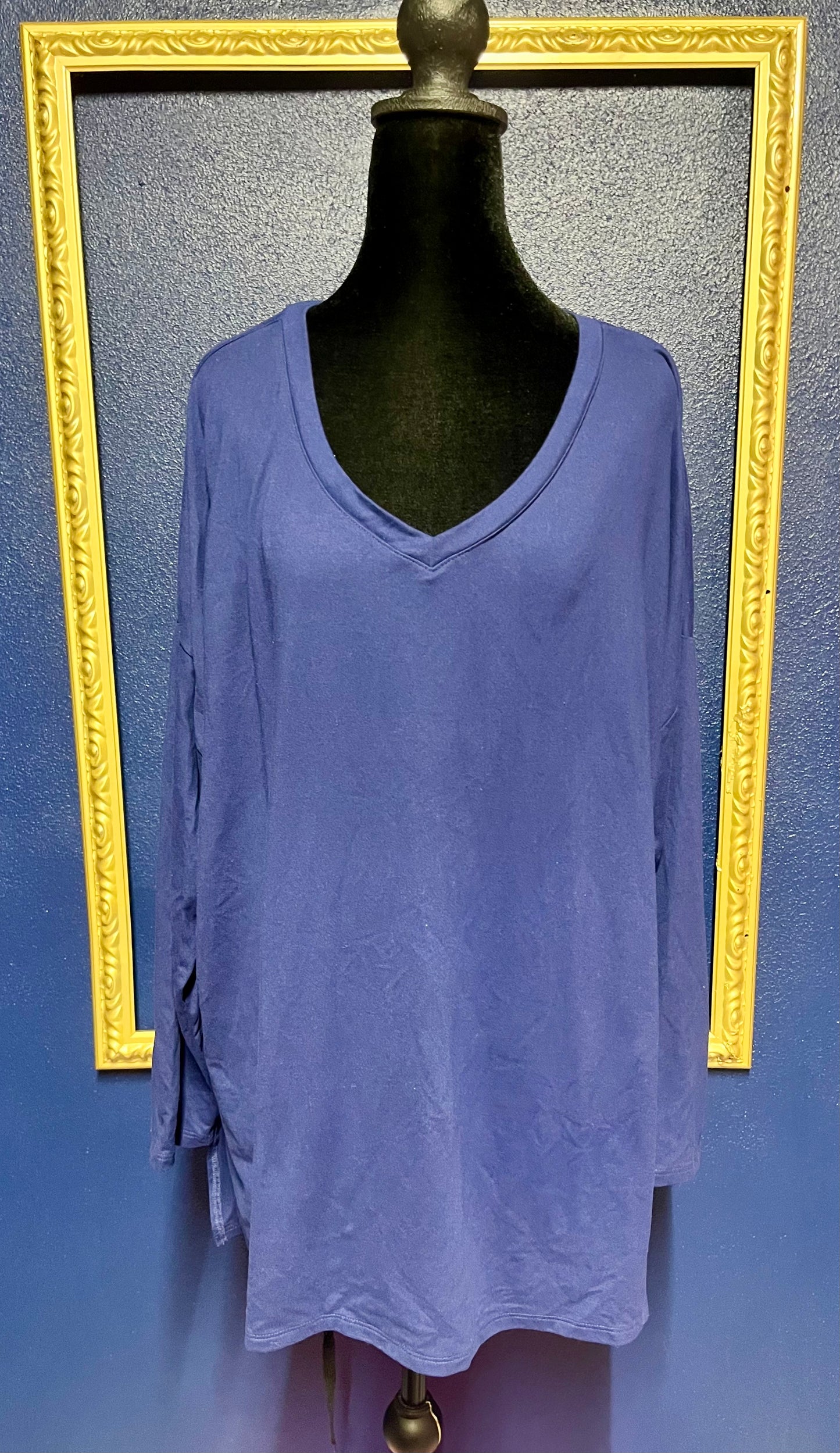 Zenana Navy Long Sleeved Shirt