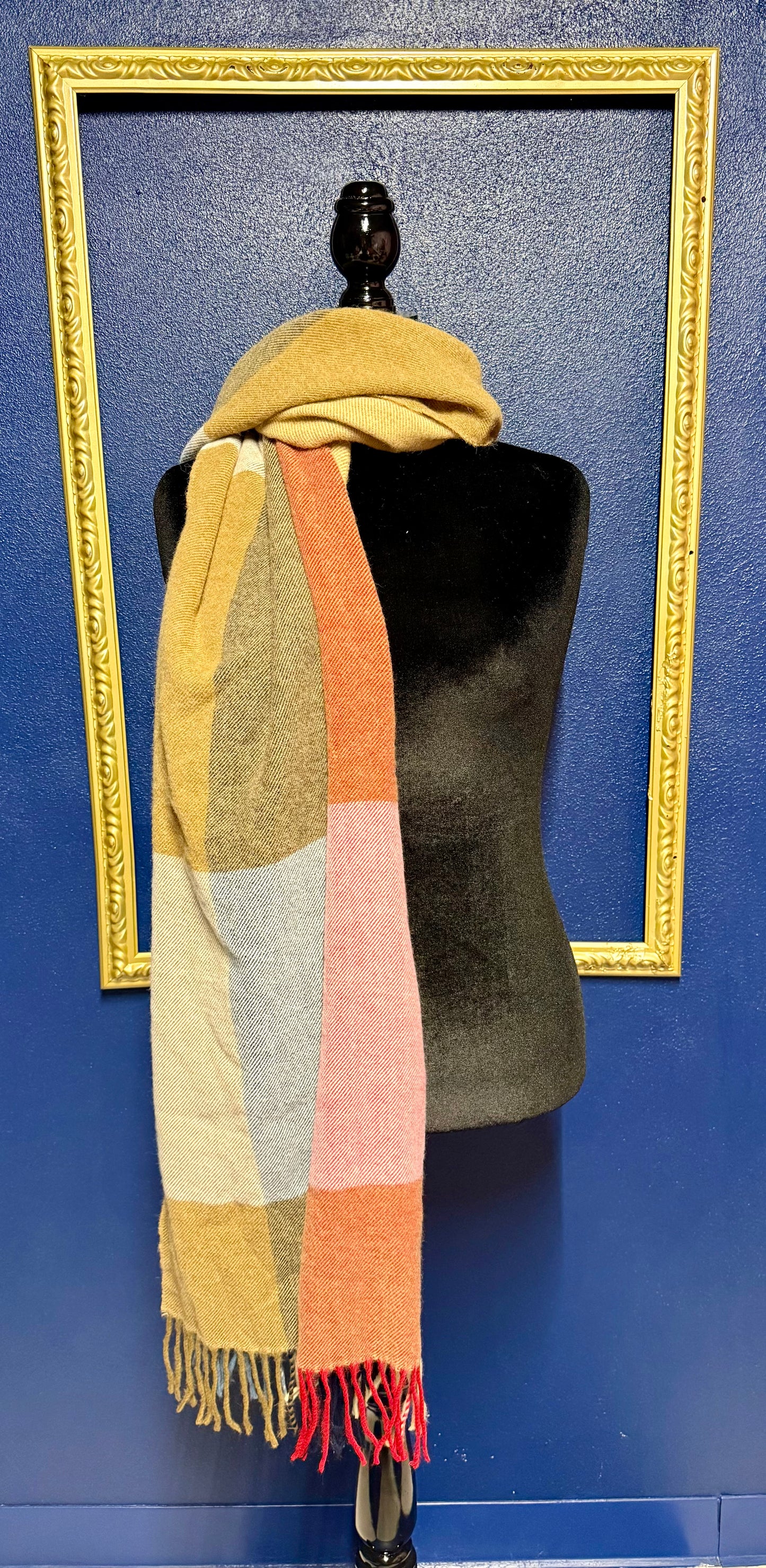 Colorful Plaid Scarf