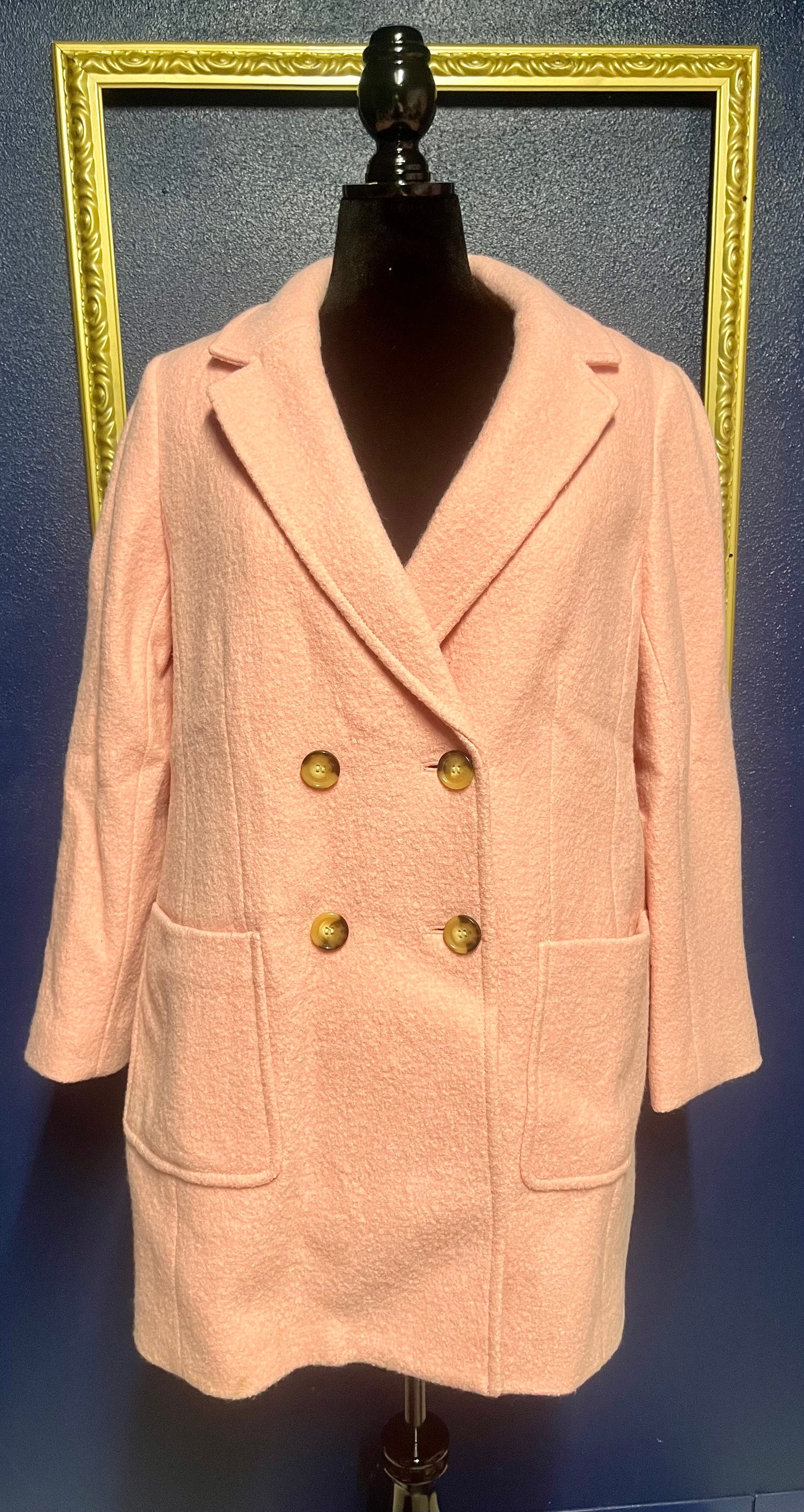 Talbots Pink Pea Coat