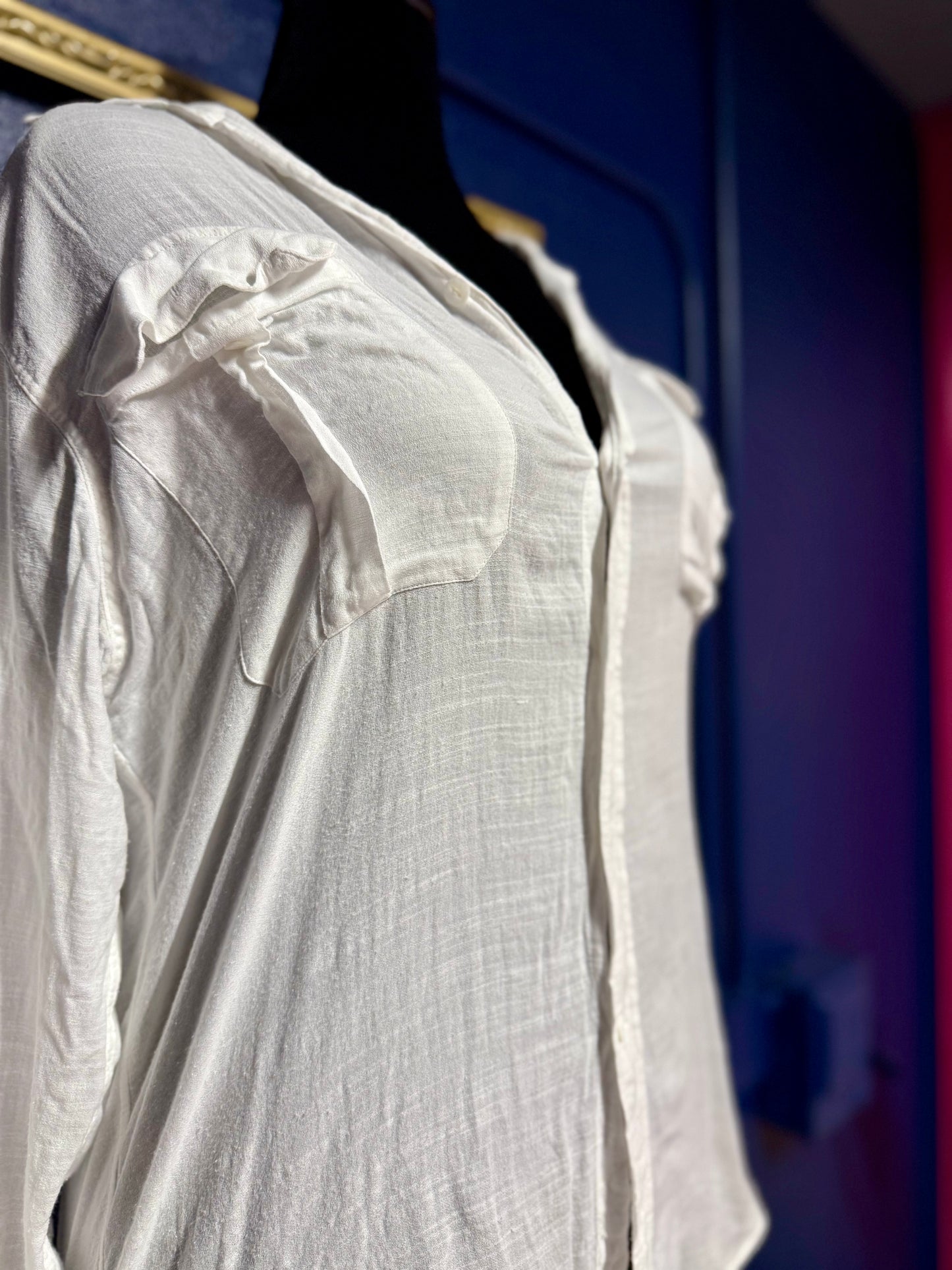 Athleta White Button Down