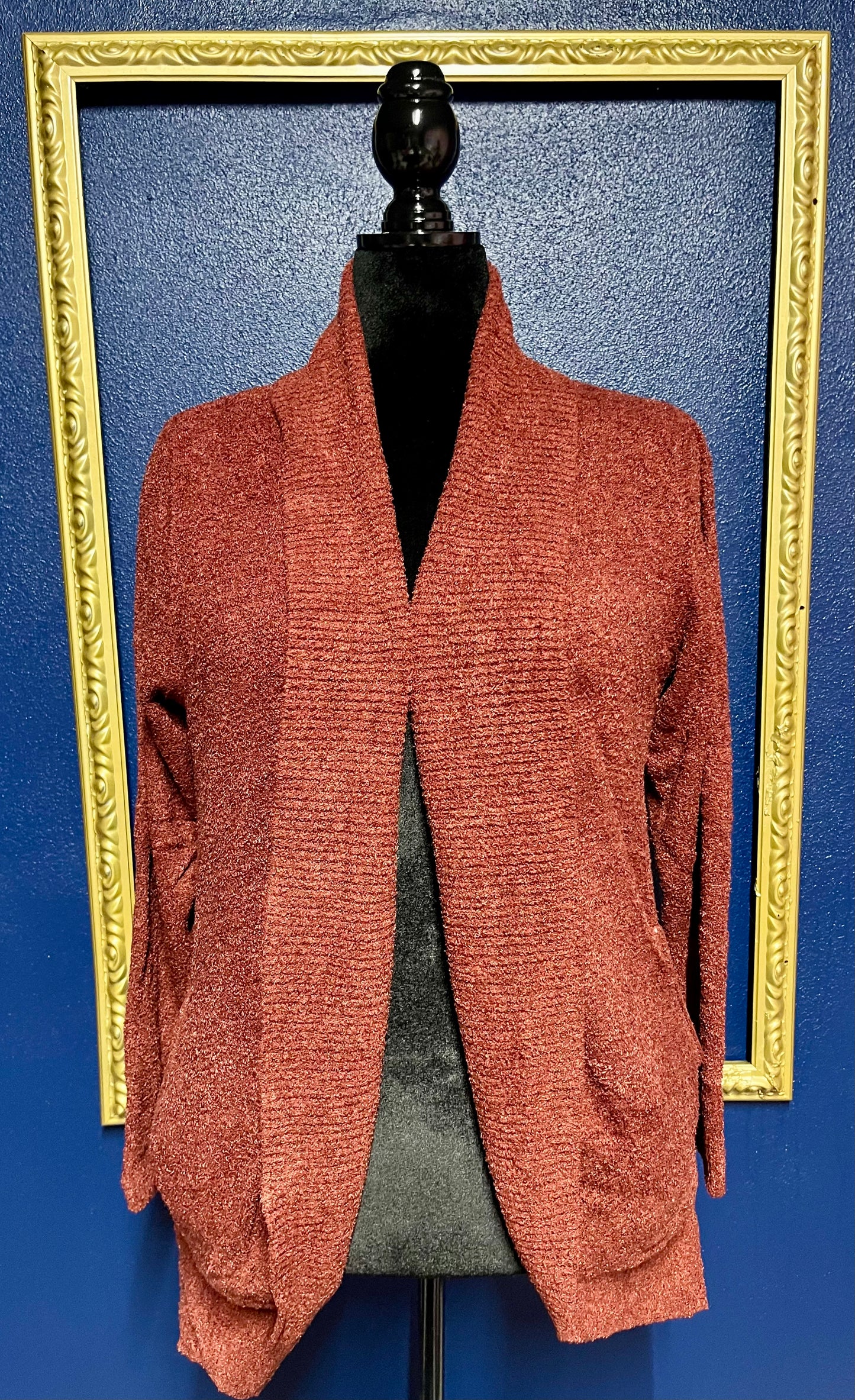 Max and Mia Dark Red Cardigan