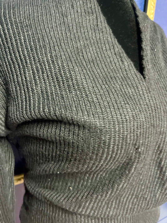 Cable & Gauge Black Sweater