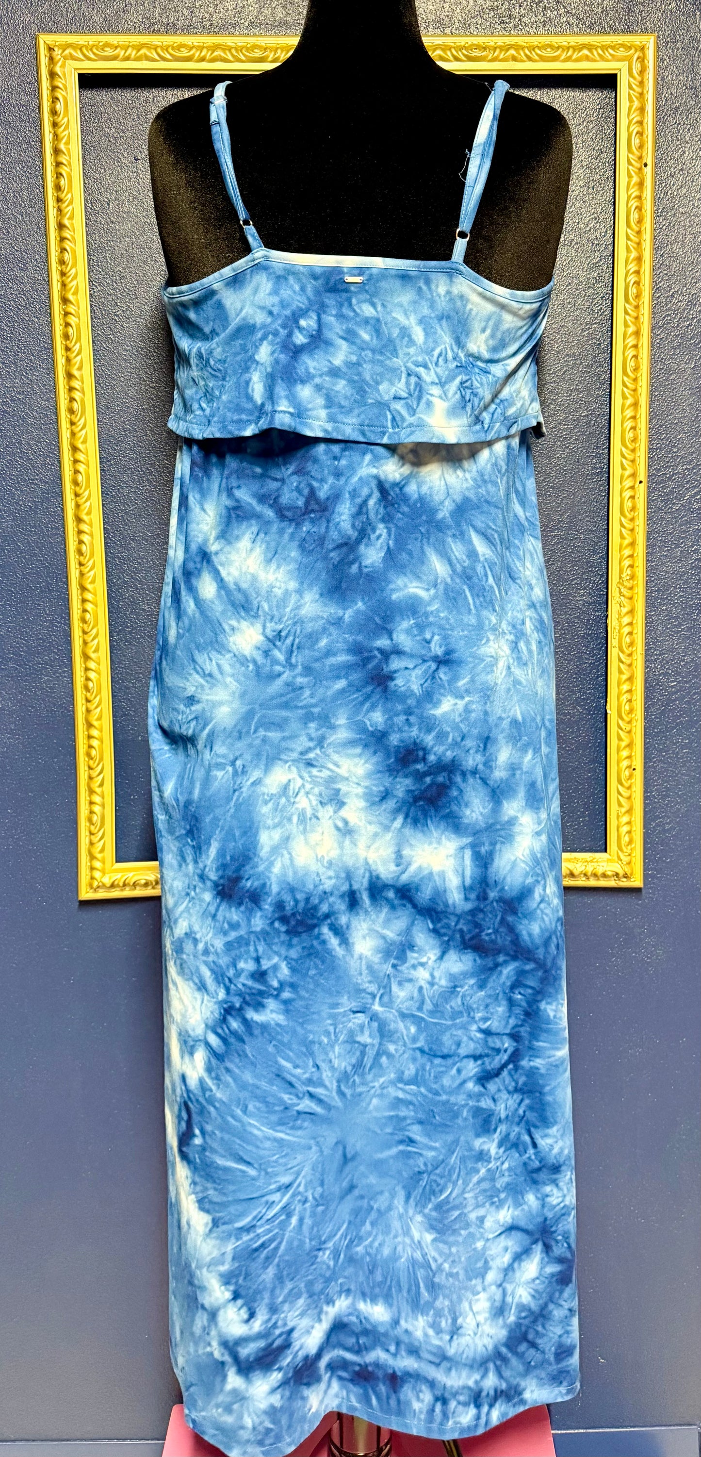 Guess Blue Tie Dye Dress