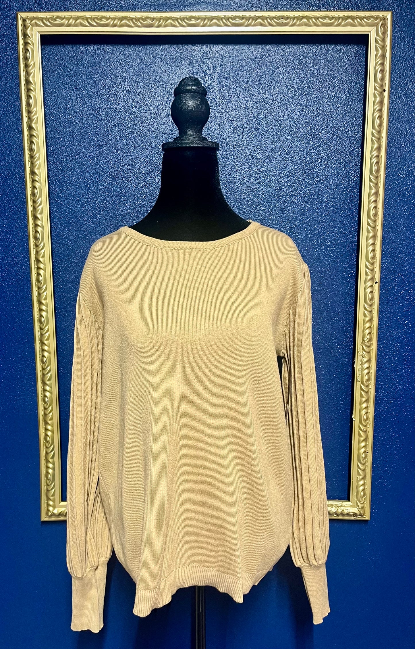 AZI Tan Sweater