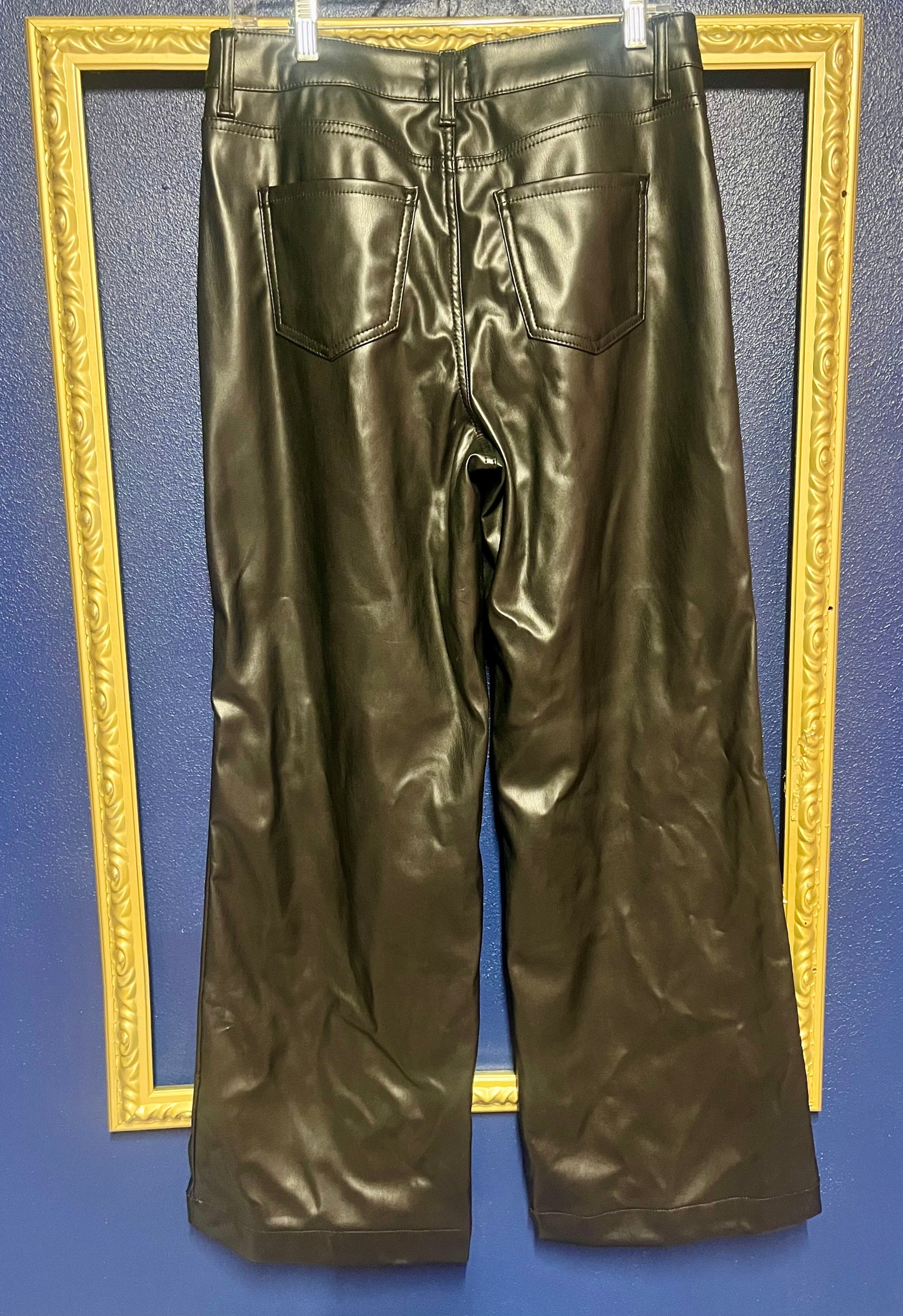 Time and Tru Pleather Wide Leg Pants