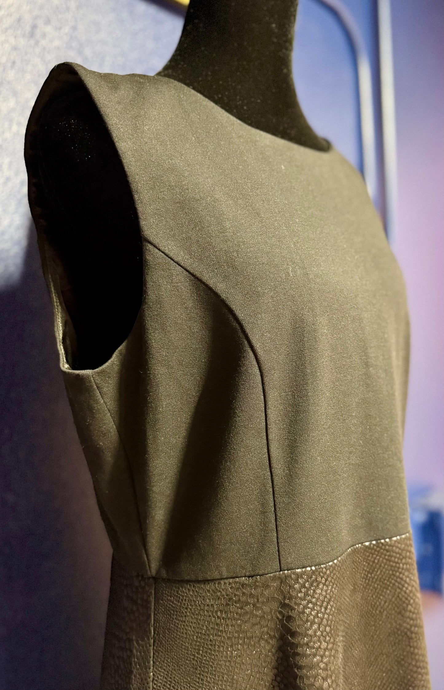 Patrizia Luca Snakeskin Dress