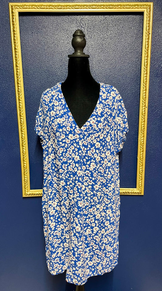 Gap Blue Floral Dress