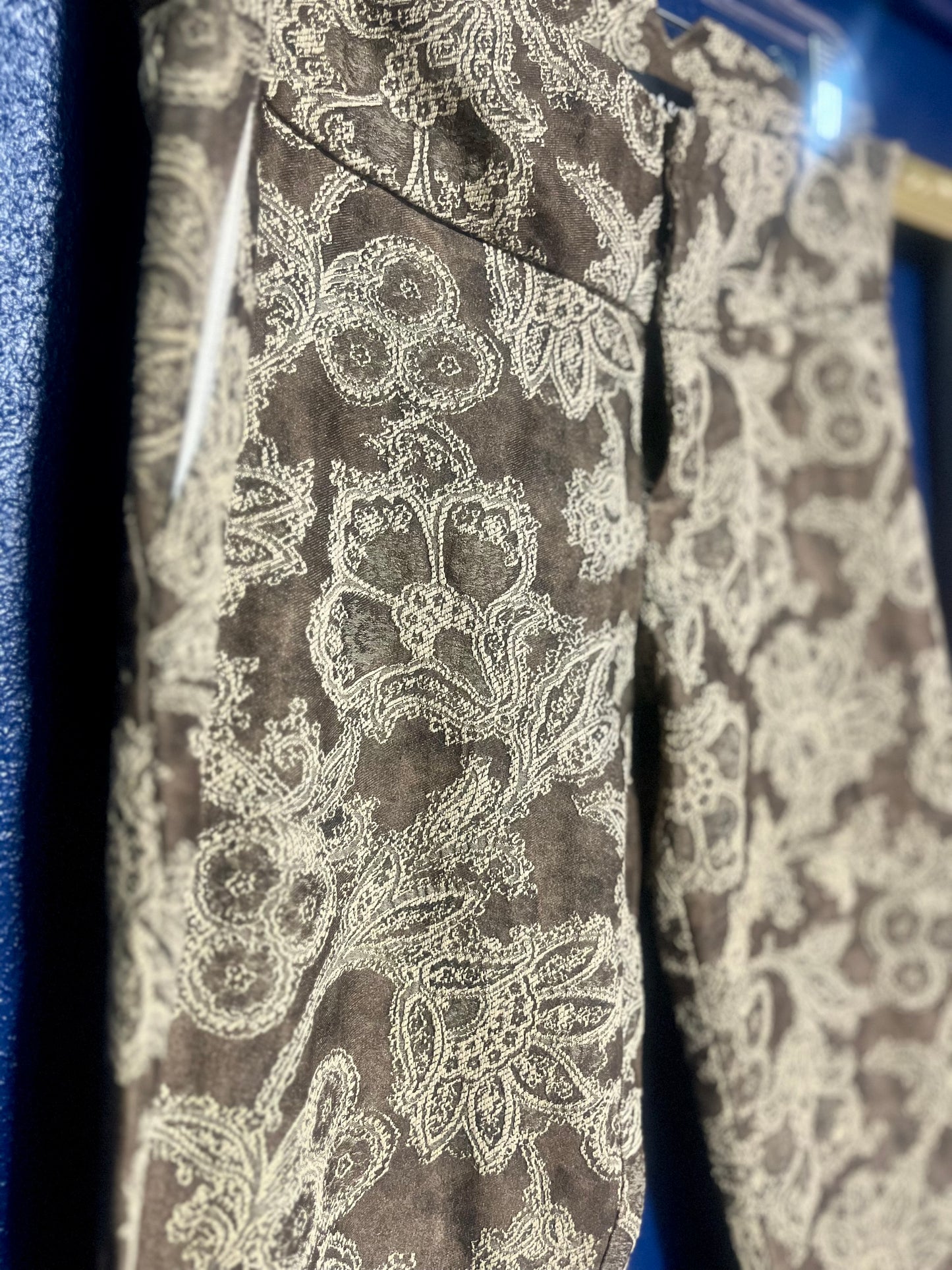 Wet Seal Gold Brocade Pants