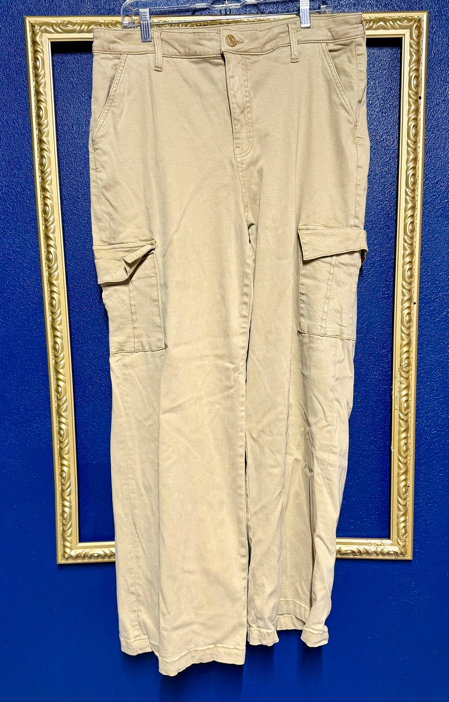 Kut Miller Wide Leg Khaki Cargo