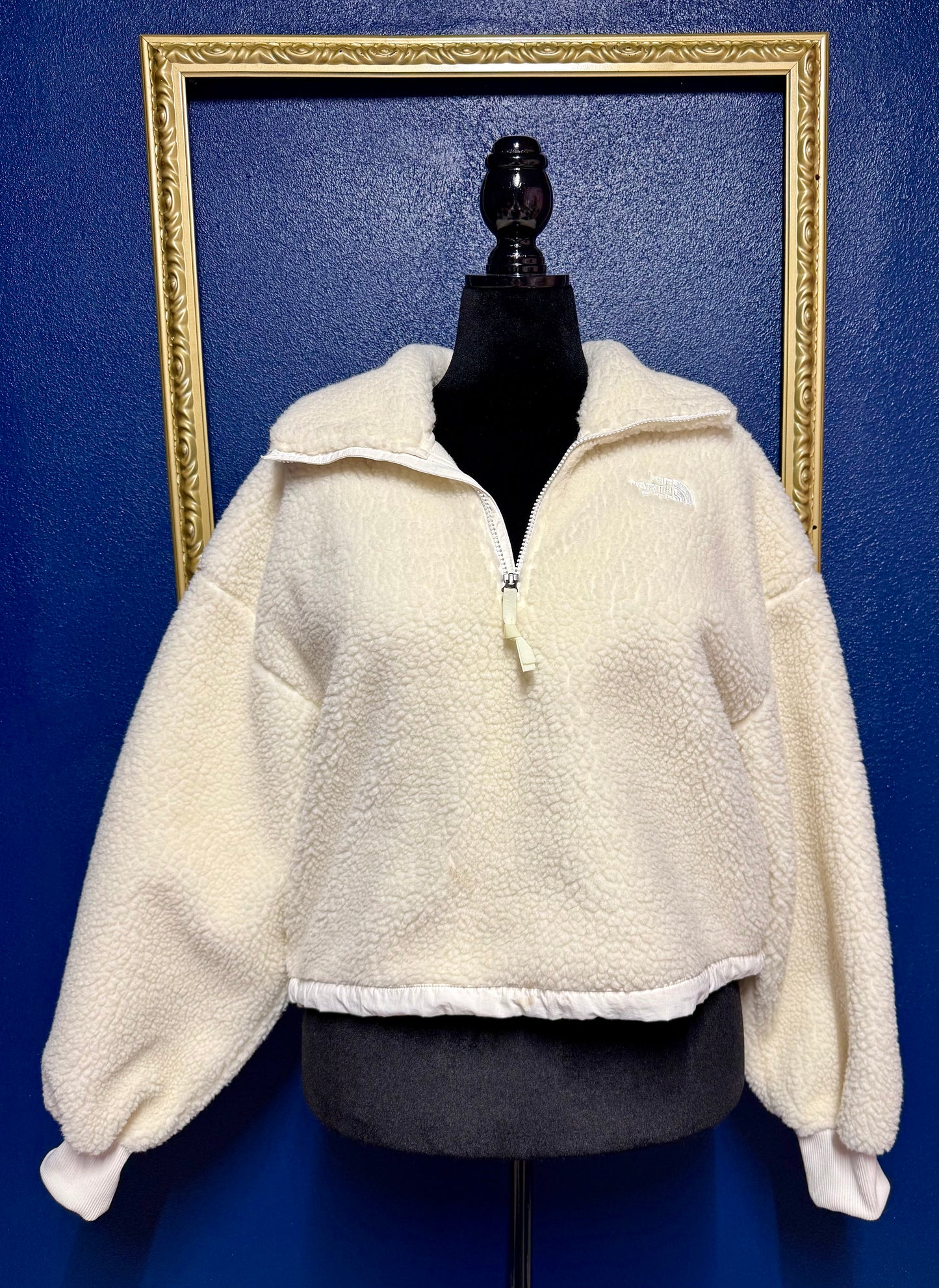 The North Face Cream Fuzzy Pullover