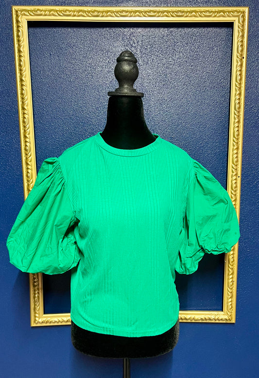 OnTwelfth Green Blouse